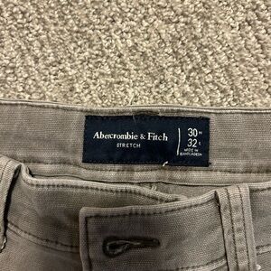 Abercrombie & Fitch Taupe Stretch Trousers